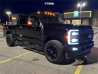 1 2024 F 250 Super Duty Ford Xlt Stock Stock Fuel Rebel Black