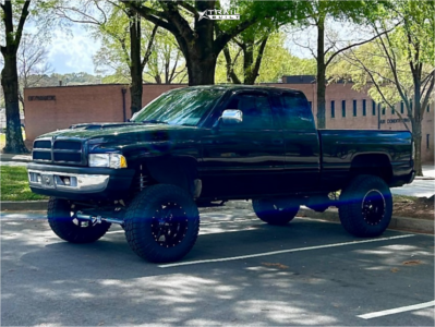 1 1996 Ram 1500 Dodge Base Rough Country Suspension Lift 5in Moto Metal M0970 Gloss Black