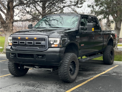 1 2004 F 250 Super Duty Ford Xlt Rough Country Suspension Lift 4in Fuel Krank Black