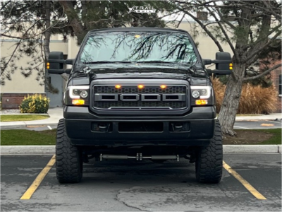 1 2004 F 250 Super Duty Ford Xlt Rough Country Suspension Lift 4in Fuel Krank Black