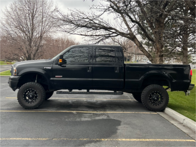 1 2004 F 250 Super Duty Ford Xlt Rough Country Suspension Lift 4in Fuel Krank Black
