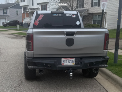 1 2019 1500 Ram Big Horn Rough Country Suspension Lift 35in Vision Nemesis Gunmetal