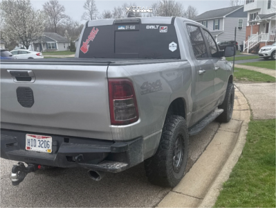 1 2019 1500 Ram Big Horn Rough Country Suspension Lift 35in Vision Nemesis Gunmetal