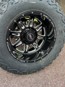 1 2004 F 350 Super Duty Ford King Ranch Superlift Suspension Lift 4in Weld Off Road Cheyenne Black Milled