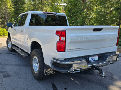 1 2023 Silverado 1500 Chevrolet Ltz Readylift Suspension Lift 4in Kmc Km549 Machined