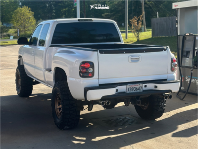 1 2001 Sierra 1500 Gmc Sle Rancho Suspension Lift 6in Vision Flow Bronze