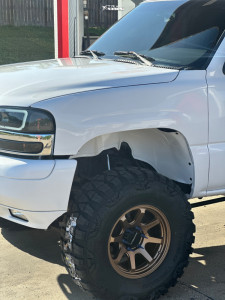 1 2001 Sierra 1500 Gmc Sle Rancho Suspension Lift 6in Vision Flow Bronze