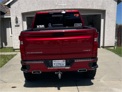 1 2023 Silverado 1500 Chevrolet Rst Bds Suspension Lift 4in Hardrock H105 Bronze Black