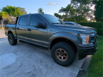 1 2020 F 150 Ford Xlt Mammoth Leveling Kit Fuel Shok Bronze