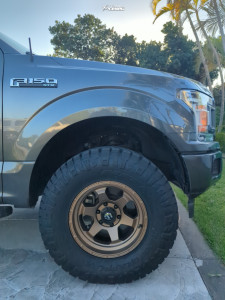 1 2020 F 150 Ford Xlt Mammoth Leveling Kit Fuel Shok Bronze