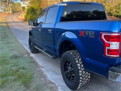 1 2018 F 150 Ford Xlt Bds Suspension Lift 4in Fuel Krank Black