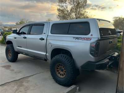 1 2015 Tundra Toyota Sr5 Rough Country Suspension Lift 6in Method Mr703 Matte Bronze