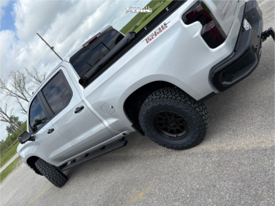 1 2021 Silverado 1500 Chevrolet Lt Trail Boss Rancho Leveling Kit Method Mr316 Matte Black