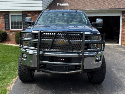 1 2015 Silverado 2500 Hd Chevrolet Ltz Rough Country Suspension Lift 5in Kg1 Forged Veteran Polished