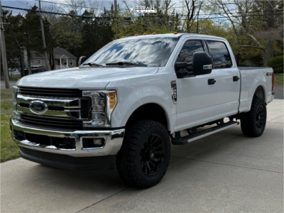2017 Ford F-250 Super Duty - 20x9 1mm - Fuel Blitz - Stock Suspension - 35" x 12.5"