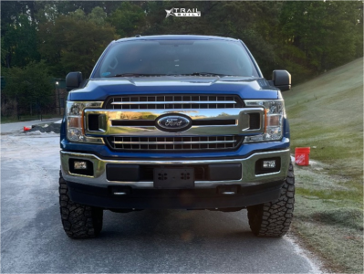 1 2018 F 150 Ford Xlt Bds Suspension Lift 4in Fuel Krank D517 Black Milled