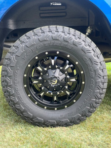 1 2018 F 150 Ford Xlt Bds Suspension Lift 4in Fuel Krank D517 Black Milled