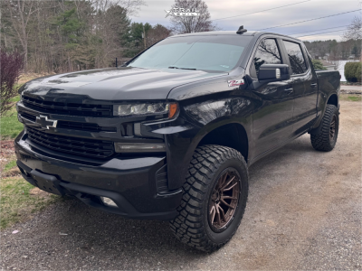 1 2019 Silverado 1500 Chevrolet Rst Rough Country Suspension Lift 4in Fuel Rebel 6 Bronze Black