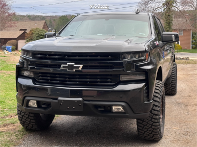 1 2019 Silverado 1500 Chevrolet Rst Rough Country Suspension Lift 4in Fuel Rebel 6 Bronze Black
