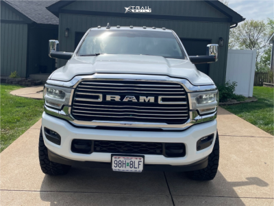 1 2022 2500 Ram Laramie Thuren Leveling Kit Hostile Sprocket H108 Chrome