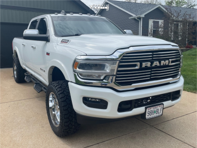 1 2022 2500 Ram Laramie Thuren Leveling Kit Hostile Sprocket H108 Chrome