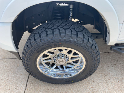 1 2022 2500 Ram Laramie Thuren Leveling Kit Hostile Sprocket H108 Chrome