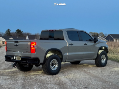 1 2025 Silverado 1500 Chevrolet Zr2 Peak Leveling Kit Lock Offroad Wheels Combat Machined