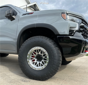 1 2025 Silverado 1500 Chevrolet Zr2 Peak Leveling Kit Lock Offroad Wheels Combat Machined