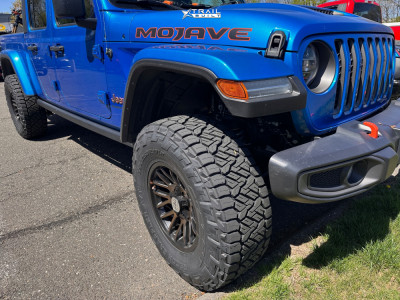 1 2021 Gladiator Jeep Mojave Aev Leveling Kit Xf Offroad Xf 232 Black Bronze
