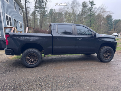 1 2019 Silverado 1500 Chevrolet Rst Rough Country Suspension Lift 4in Fuel Rebel 6 Bronze