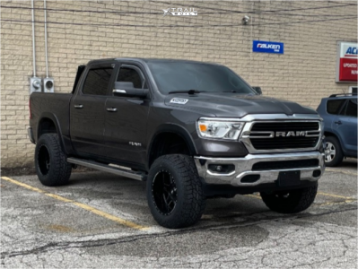 1 2020 1500 Ram Big Horn Rough Country Suspension Lift 6in Rough Country 92 Series Black Milled