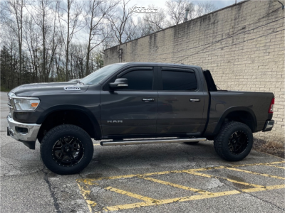 1 2020 1500 Ram Big Horn Rough Country Suspension Lift 6in Rough Country 92 Series Black Milled