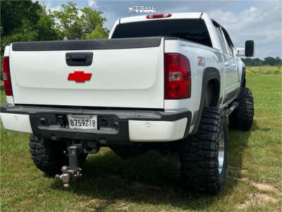 1 2011 Silverado 2500 Hd Chevrolet Lt Rough Country Suspension Lift 7in Hostile Rage Chrome