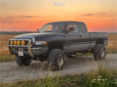 1 2001 Ram 1500 Dodge Laramie Rough Country Suspension Lift 5in Mickey Thompson Classic Ii Polished