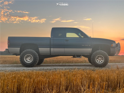 1 2001 Ram 1500 Dodge Laramie Rough Country Suspension Lift 5in Mickey Thompson Classic Ii Polished