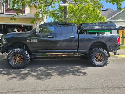 1 2016 3500 Ram Laramie Zone Suspension Lift 6in Anthem Off Road Valor Matte Bronze