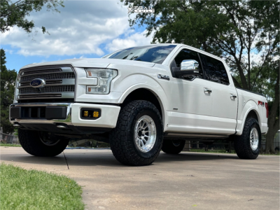 1 2015 F 150 Ford Platinum Bilstein Lifted Lock Offroad Wheels Baja Machined