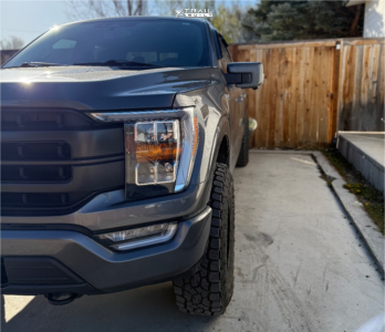 1 2023 F 150 Ford Lariat Readylift Leveling Kit Method 305 Black