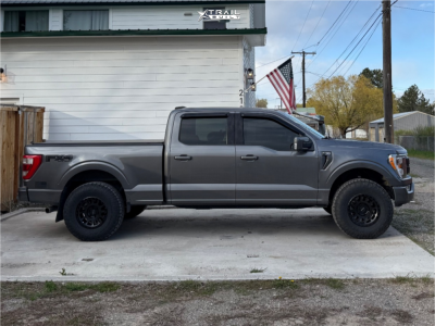 1 2023 F 150 Ford Lariat Readylift Leveling Kit Method 305 Black