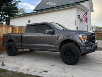 1 2023 F 150 Ford Lariat Readylift Leveling Kit Method 305 Black