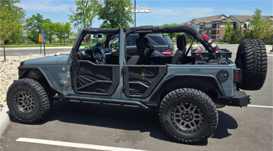 1 2015 Wrangler Jeep Unlimited Sahara Stock Stock Mayhem Delta Gunmetal