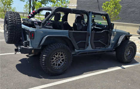 1 2015 Wrangler Jeep Unlimited Sahara Stock Stock Mayhem Delta Gunmetal