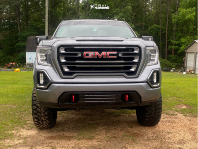 1 2021 Sierra 1500 Gmc At4 Readylift Suspension Lift 6in Moto Metal Mo978 Black Red