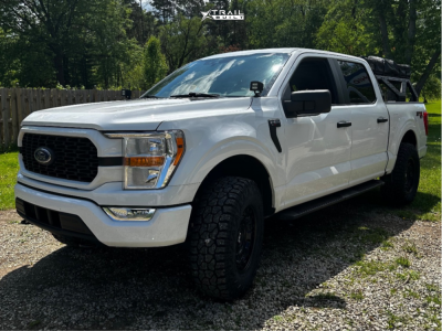 1 2022 F 150 Ford Xl Mammoth Leveling Kit Black Rhino Atlas Matte Black