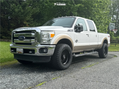 1 2013 F 350 Super Duty Ford Lariat Stock Stock Hostile Rampage Asphalt
