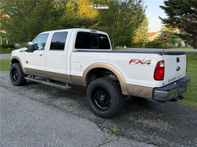 1 2013 F 350 Super Duty Ford Lariat Stock Stock Hostile Rampage Asphalt