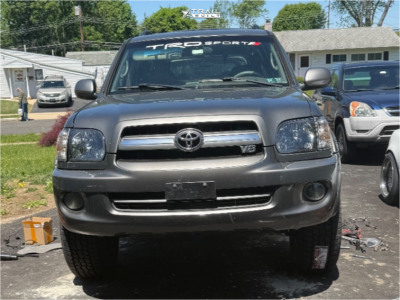 1 2005 Sequoia Toyota Limited Readylift Leveling Kit Lock Offroad Wheels Baja Bronze Black