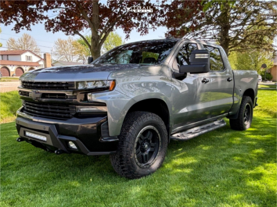 1 2019 Silverado 1500 Chevrolet Lt Trail Boss Eibach Leveling Kit Fuel Anza Black