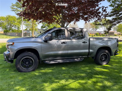 1 2019 Silverado 1500 Chevrolet Lt Trail Boss Eibach Leveling Kit Fuel Anza Black
