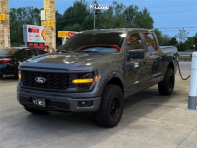 1 2024 F 150 Ford Stx Stock Stock Lock Offroad Wheels Baja Matte Black